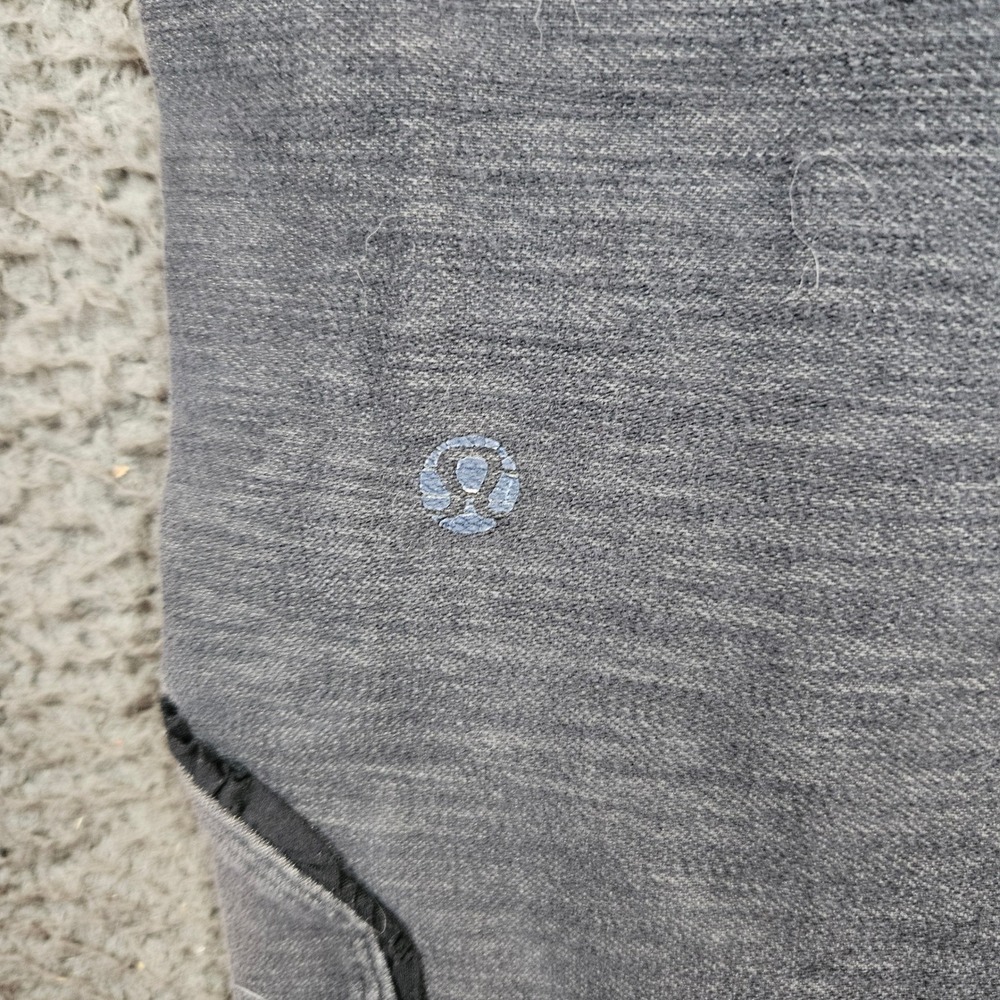 Lululemon Tight Stuff Tight Heathered Black Gray Compression Leggings Size 4 - Picture 6 of 8